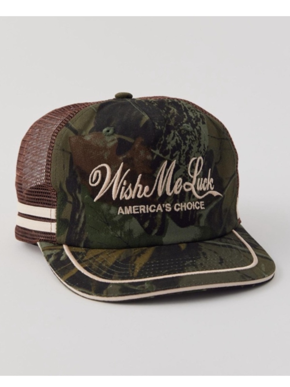 NWOT Wish Me Luck America’s Choice Trucker Hat